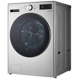 LG WM5800HVA Front Load Washer, 27 inch Width, 5 cu. ft. Washer Capacity, 1,300 RPM Washer Spin Speed, 29 Wash Cycles, 5 Temperature Settings, Water Heater, Steam Clean, ENERGY STAR Certified, Wifi Enabled