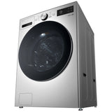 LG WM5800HVA Front Load Washer, 27 inch Width, 5 cu. ft. Washer Capacity, 1,300 RPM Washer Spin Speed, 29 Wash Cycles, 5 Temperature Settings, Water Heater, Steam Clean, ENERGY STAR Certified, Wifi Enabled
