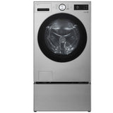 LG WM5800HVA Front Load Washer, 27 inch Width, 5 cu. ft. Washer Capacity, 1,300 RPM Washer Spin Speed, 29 Wash Cycles, 5 Temperature Settings, Water Heater, Steam Clean, ENERGY STAR Certified, Wifi Enabled
