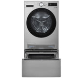 LG WM5800HVA Front Load Washer, 27 inch Width, 5 cu. ft. Washer Capacity, 1,300 RPM Washer Spin Speed, 29 Wash Cycles, 5 Temperature Settings, Water Heater, Steam Clean, ENERGY STAR Certified, Wifi Enabled