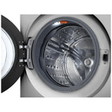 LG WM5800HVA Front Load Washer, 27 inch Width, 5 cu. ft. Washer Capacity, 1,300 RPM Washer Spin Speed, 29 Wash Cycles, 5 Temperature Settings, Water Heater, Steam Clean, ENERGY STAR Certified, Wifi Enabled