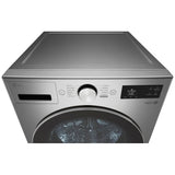 LG WM5800HVA Front Load Washer, 27 inch Width, 5 cu. ft. Washer Capacity, 1,300 RPM Washer Spin Speed, 29 Wash Cycles, 5 Temperature Settings, Water Heater, Steam Clean, ENERGY STAR Certified, Wifi Enabled