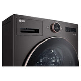 LG WM6500HBA Front Load Washer, 27 inch Width, 5.8 cu. ft. Washer Capacity, 1,300 RPM Washer Spin Speed, 25 Wash Cycles, 5 Temperature Settings, Water Heater, Steam Clean, ENERGY STAR Certified, Wifi Enabled, Black Stainless Steel colour