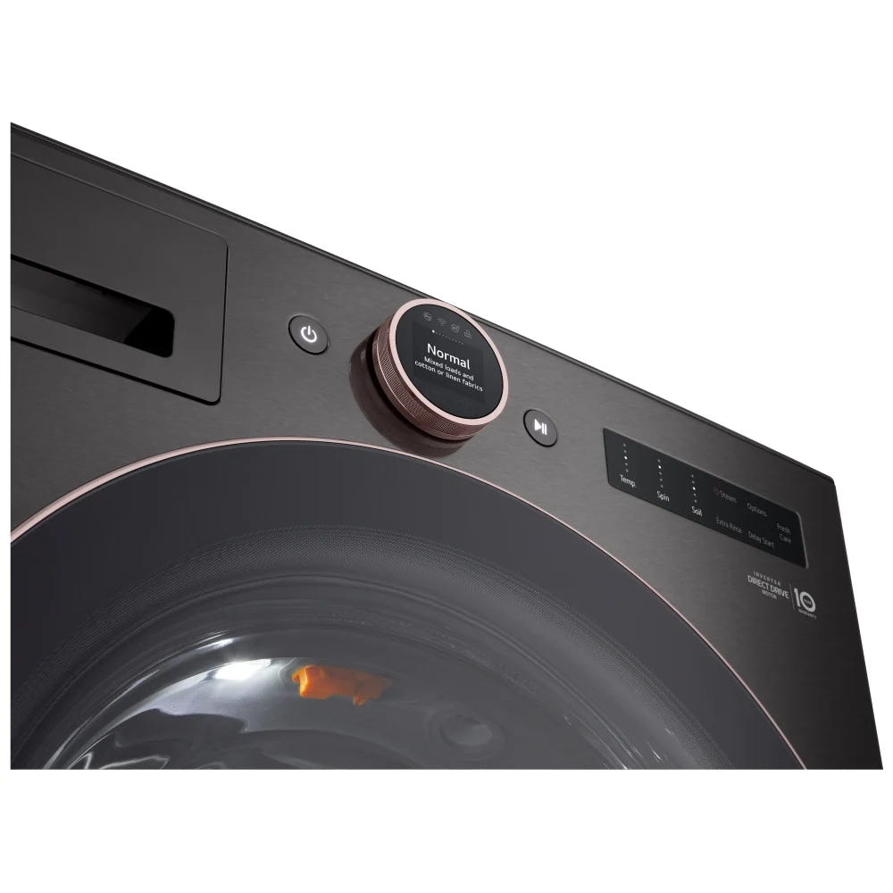 5.8 cu. ft. Mega Capacity Smart Front Load Energy Star Washer with TurboWash® 360° and AI DD™ Built-In Intelligence Front Load Washer WM6500HBA