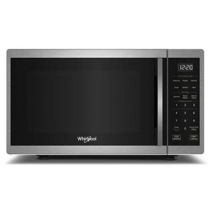 Whirlpool WMCS3019RS Countertop Microwave, 20 inch Exterior Width, 0.9 cu. ft. Capacity, 11.06 inch Height, st colour