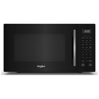 Whirlpool WMCS5522RB Countertop Microwave, 22 inch Exterior Width, 1 cu. ft. Capacity, 900 W Watts, Convection, Stainless Steel Interior, Black colour