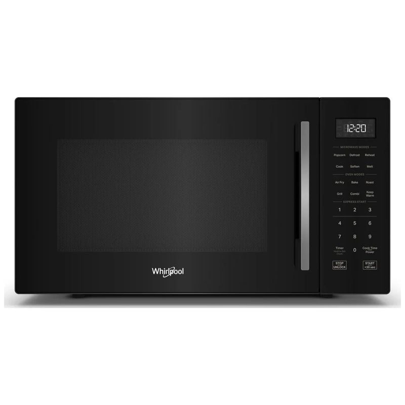Whirlpool WMCS5522RB Countertop Microwave, 22 inch Exterior Width, 1 cu. ft. Capacity, 900 W Watts, Convection, Stainless Steel Interior, Black colour