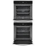 Whirlpool WOD52ES4MZ Double Wall Oven, 24 inch Exterior Width, True Convection, Self Clean, 5.8 cu. ft. Capacity, Wifi Enabled, Air Fry, Stainless Steel colour