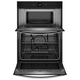 Whirlpool WOEC5027LZ Microwave Wall Oven Combo, 27 inch Exterior Width, Convection, One Oven Self Clean, 5.7 cu. ft. Capacity, Wifi Enabled, Air Fry, Stainless Steel colour