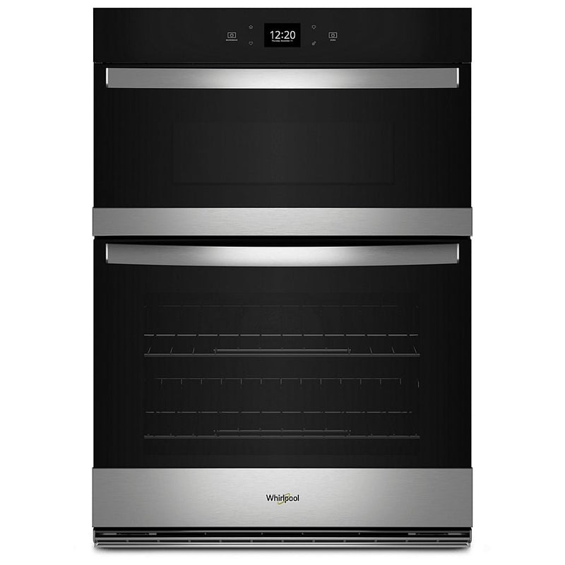 Whirlpool WOEC5027LZ Microwave Wall Oven Combo, 27 inch Exterior Width, Convection, One Oven Self Clean, 5.7 cu. ft. Capacity, Wifi Enabled, Air Fry, Stainless Steel colour