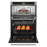 Whirlpool WOEC5030LZ Microwave Wall Oven Combo, 30 inch Exterior Width, Convection, Self Clean, 6.4 cu. ft. Capacity, Wifi Enabled, Air Fry, Stainless Steel colour