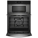 Whirlpool WOEC7027PZ Microwave Wall Oven Combo, 27 inch Exterior Width, Convection, Self Clean, 4.3 cu. ft. Capacity, Temperature Probe, Wifi Enabled, Air Fry, Stainless Steel colour
