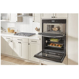 Whirlpool WOEC7027PZ Microwave Wall Oven Combo, 27 inch Exterior Width, Convection, Self Clean, 4.3 cu. ft. Capacity, Temperature Probe, Wifi Enabled, Air Fry, Stainless Steel colour