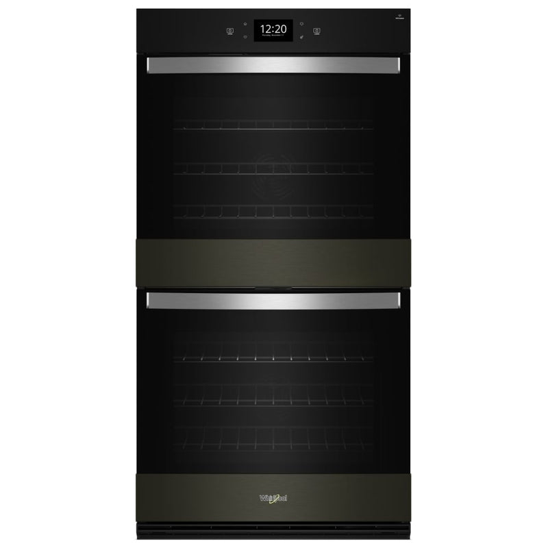 Whirlpool WOED7030PV Double Wall Oven, 30 inch Exterior Width, True Convection, Self Clean, 10 cu. ft. Capacity, Temperature Probe, Wifi Enabled, Air Fry, Black Stainless Steel colour