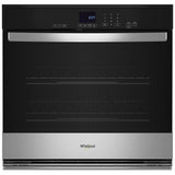 Whirlpool WOES3027LS Single Wall Oven, 27 inch Exterior Width, Self Clean, 4.3 cu. ft. Capacity, Air Fry, Stainless Steel colour