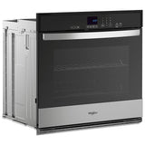 Whirlpool WOES3030LS Single Wall Oven, 30 inch Exterior Width, Self Clean, 5 cu. ft. Capacity, Stainless Steel colour