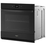 Whirlpool WOES5027LB Single Wall Oven, 27 inch Exterior Width, Convection, Self Clean, 4.3 cu. ft. Capacity, Wifi Enabled, Air Fry, Black colour