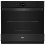 Whirlpool WOES5027LB Single Wall Oven, 27 inch Exterior Width, Convection, Self Clean, 4.3 cu. ft. Capacity, Wifi Enabled, Air Fry, Black colour