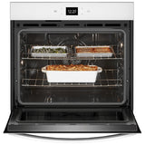 Whirlpool WOES5027LW Single Wall Oven, 27 inch Exterior Width, Convection, Self Clean, 4.3 cu. ft. Capacity, Wifi Enabled, Air Fry, White colour