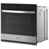 Whirlpool WOES5027LZ Single Wall Oven, 27 inch Exterior Width, Convection, Self Clean, 4.3 cu. ft. Capacity, Wifi Enabled, Air Fry, Stainless Steel colour