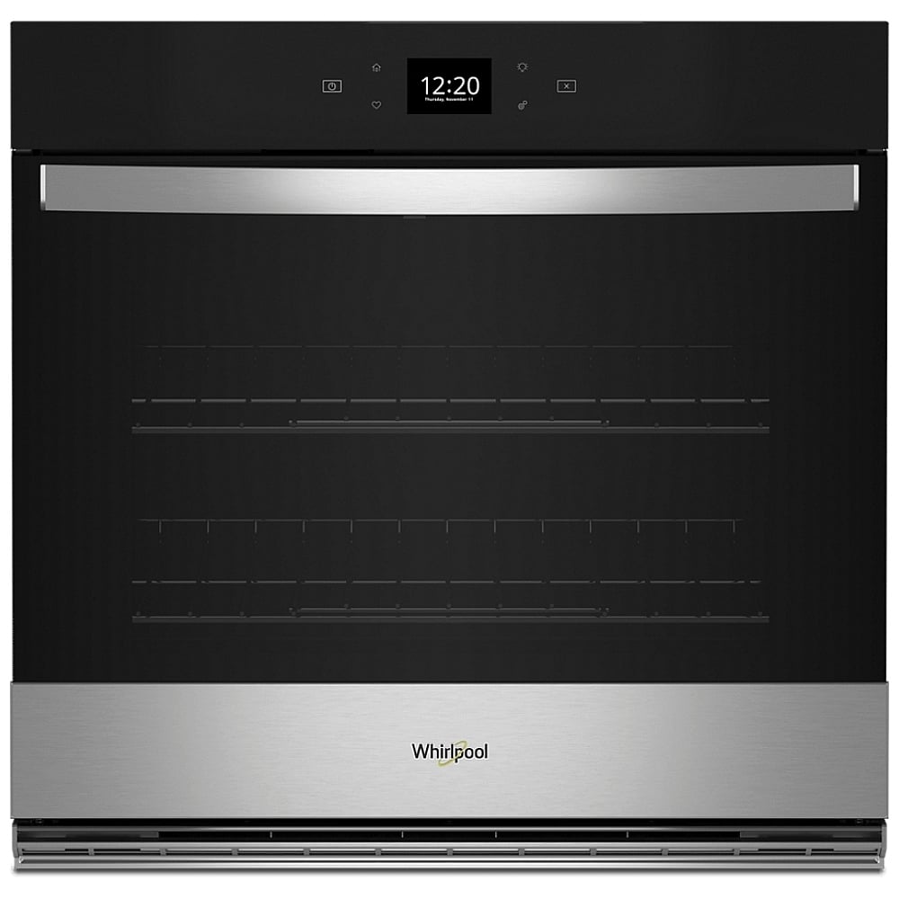 Whirlpool WOES5027LZ Single Wall Oven, 27 inch Exterior Width, Convection, Self Clean, 4.3 cu. ft. Capacity, Wifi Enabled, Air Fry, Stainless Steel colour