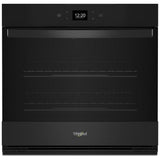 Whirlpool WOES5030LB Single Wall Oven, 30 inch Exterior Width, Convection, Self Clean, 5.0 cu. ft. Capacity, Wifi Enabled, Air Fry, Black colour
