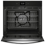 Whirlpool WOES7027PZ Single Wall Oven, 27 inch Exterior Width, True Convection, Self Clean, 4.3 cu. ft. Capacity, Temperature Probe, Wifi Enabled, Air Fry, Stainless Steel colour