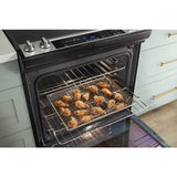 Whirlpool WOES7027PZ Single Wall Oven, 27 inch Exterior Width, True Convection, Self Clean, 4.3 cu. ft. Capacity, Temperature Probe, Wifi Enabled, Air Fry, Stainless Steel colour