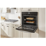 Whirlpool WOES7027PZ Single Wall Oven, 27 inch Exterior Width, True Convection, Self Clean, 4.3 cu. ft. Capacity, Temperature Probe, Wifi Enabled, Air Fry, Stainless Steel colour