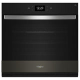 Whirlpool WOES7030PV Single Wall Oven, 30 inch Exterior Width, True Convection, Self Clean, 5 cu. ft. Capacity, Temperature Probe, Wifi Enabled, Air Fry, Black Stainless Steel colour