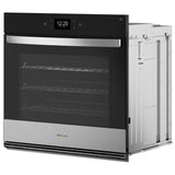 Whirlpool WOES7030PZ Single Wall Oven, 30 inch Exterior Width, True Convection, Self Clean, 5 cu. ft. Capacity, Temperature Probe, Wifi Enabled, Air Fry, Stainless Steel colour