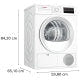 Bosch Front Load Washer WGA14400UC & Electric Condensation Dryer WPA12100UC