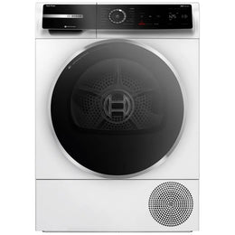 Bosch 500 Series Heat Pump Dryer, Electric Dryer, WQB245B0UC, white, stackable, steam clean
