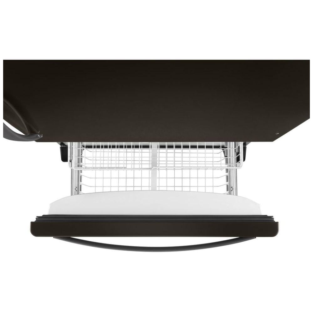 Whirlpool WRB322DMHV Bottom Freezer Refrigerator, 33 inch Width, ENERGY STAR Certified, Ice Dispenser (Freezer Located), 21.9 cu. ft. Capacity, Black Stainless Steel colour