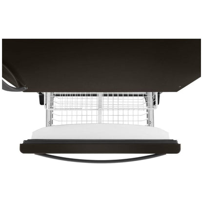 Whirlpool WRB322DMHV Bottom Freezer Refrigerator, 33 inch Width, ENERGY STAR Certified, Ice Dispenser (Freezer Located), 21.9 cu. ft. Capacity, Black Stainless Steel colour