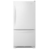 Whirlpool WRB329DFBW Bottom Freezer Refrigerator, 30 inch Width, ENERGY STAR Certified, 18.5 cu. ft. Capacity, White colour