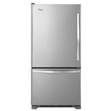 Whirlpool WRB329LFBM Bottom Freezer Refrigerator, 30 inch Width, ENERGY STAR Certified, 18.5 cu. ft. Capacity, Stainless Steel colour