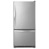 Whirlpool WRB329RFBM Bottom Freezer Refrigerator, 30 inch Width, ENERGY STAR Certified, 18.5 cu. ft. Capacity, Stainless Steel colour