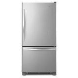 Whirlpool WRB329RFBM Bottom Freezer Refrigerator, 30 inch Width, ENERGY STAR Certified, 18.5 cu. ft. Capacity, Stainless Steel colour