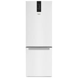 Whirlpool WRB533CZJW Bottom Freezer Refrigerator, 24 inch Width, Counter Depth, Optional Ice Maker (Special Order), ENERGY STAR Certified, 12.7 cu. ft. Capacity, White colour