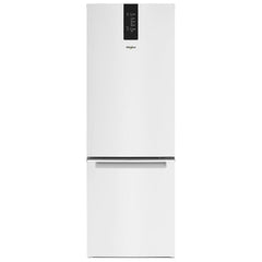 Whirlpool WRB533CZJW Bottom Freezer Refrigerator, 24 inch Width, Counter Depth, Optional Ice Maker (Special Order), ENERGY STAR Certified, 12.7 cu. ft. Capacity, White colour