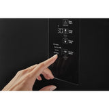 Whirlpool WRB533CZJZ Bottom Freezer Refrigerator, 24 inch Width, Counter Depth, Optional Ice Maker (Special Order), ENERGY STAR Certified, 12.7 cu. ft. Capacity, Stainless Steel colour