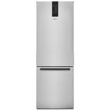 Whirlpool WRB533CZJZ Bottom Freezer Refrigerator, 24 inch Width, Counter Depth, Optional Ice Maker (Special Order), ENERGY STAR Certified, 12.7 cu. ft. Capacity, Stainless Steel colour