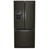 Whirlpool WRF560SEHV French Door Refrigerator, 30 inch Width, 19.7 cu. ft. Capacity, Water Dispenser (Exterior), Ice Dispenser (Freezer Located), Black Stainless Steel colour