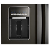 Whirlpool WRF560SEHV French Door Refrigerator, 30 inch Width, 19.7 cu. ft. Capacity, Water Dispenser (Exterior), Ice Dispenser (Freezer Located), Black Stainless Steel colour