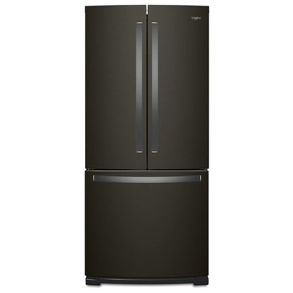 Whirlpool WRF560SFHV French Door Refrigerator, 30 inch Width, 19.7 cu. ft. Capacity, Optional Ice Maker (Special Order), Black Stainless Steel colour