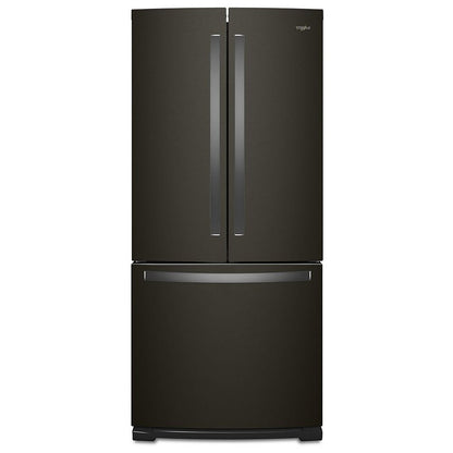 Whirlpool WRF560SFHV French Door Refrigerator, 30 inch Width, 19.7 cu. ft. Capacity, Optional Ice Maker (Special Order), Black Stainless Steel colour