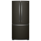Whirlpool WRF560SFHV French Door Refrigerator, 30 inch Width, 19.7 cu. ft. Capacity, Optional Ice Maker (Special Order), Black Stainless Steel colour