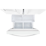 Whirlpool WRF560SFHW French Door Refrigerator, 30 inch Width, 19.7 cu. ft. Capacity, Optional Ice Maker (Special Order), White colour