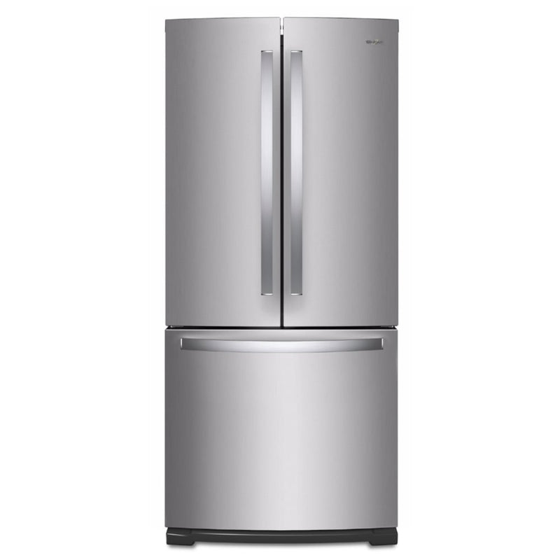 Whirlpool WRF560SFHZ French Door Refrigerator, 30 inch Width, 19.7 cu. ft. Capacity, Optional Ice Maker (Special Order), Stainless Steel colour